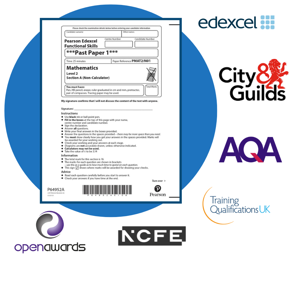 Functional Skills Past Papers